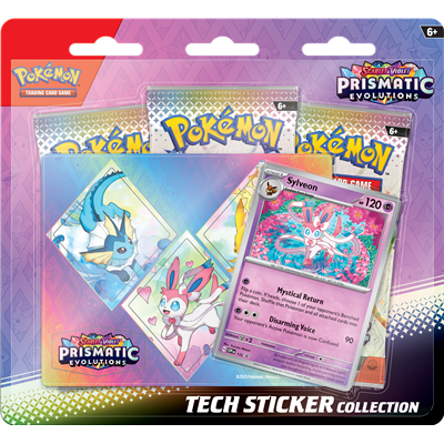 Prismatic Evolutions Tech Sticker Collection