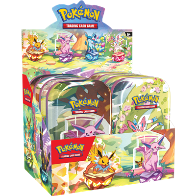 Prismatic Evolutions Mini Tin